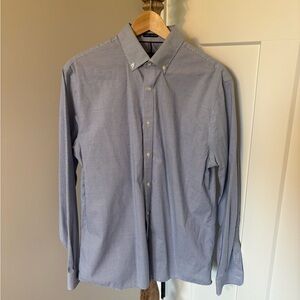 Tommy Hilfiger Blue Gingham Dress Shirt